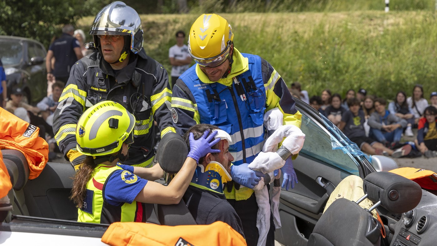 Action de prévention spectaculaire